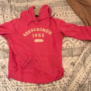 Pink Abercrombie hoodie